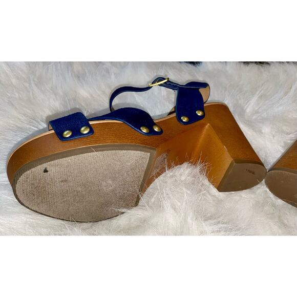 Crisscross Band Chunky Platform- Size 8.5 - Picture 11 of 12